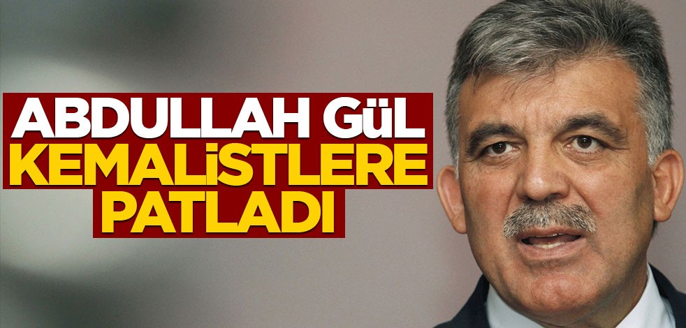 Abdullah Gül kemalistlere patladı: Bu insafsız yalana...