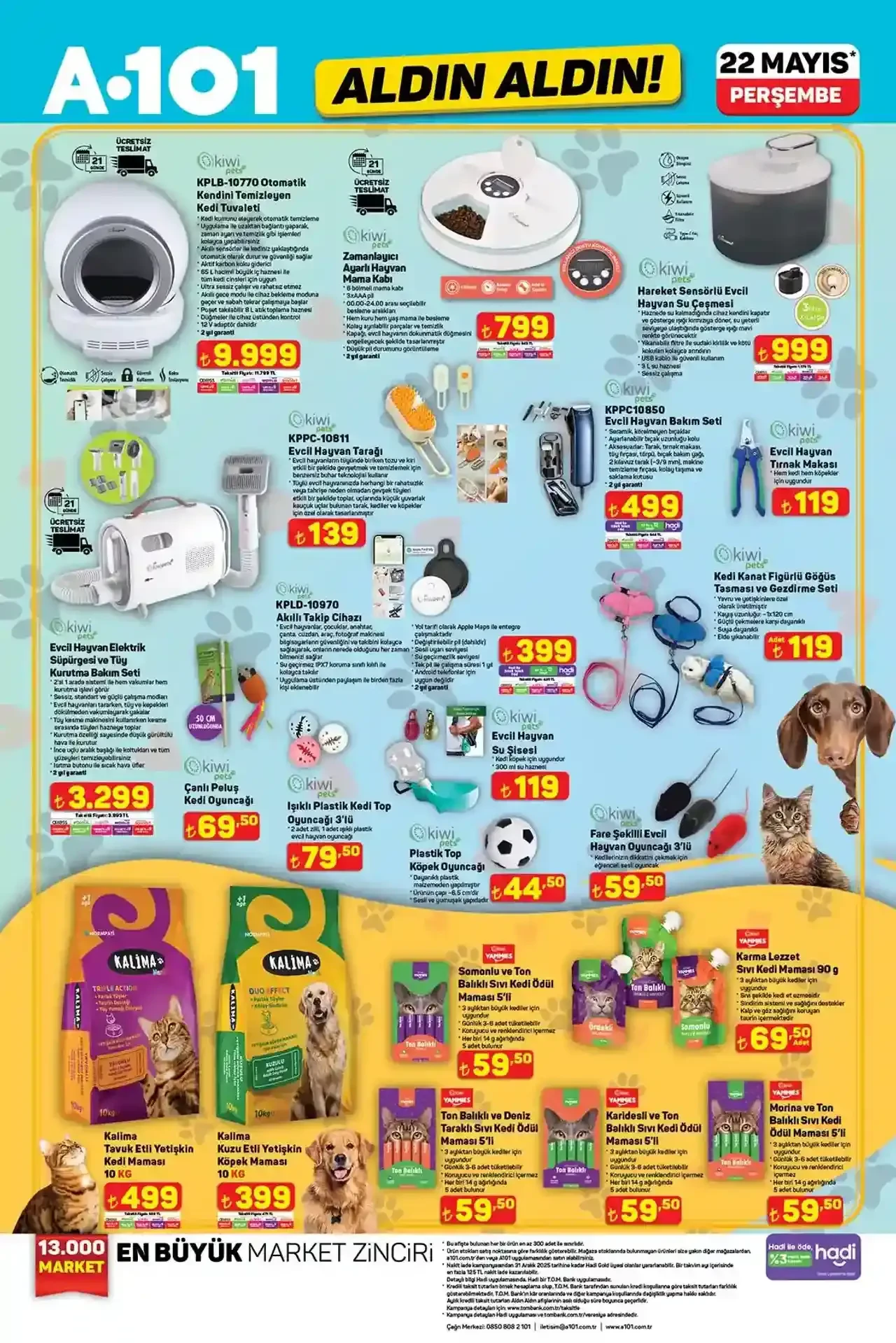 A101 Marketleri, 22 Mayıs 2025 Perşembe Günü Satışa Sunacağı Aktüel Ürünleri Duyurdu! 1