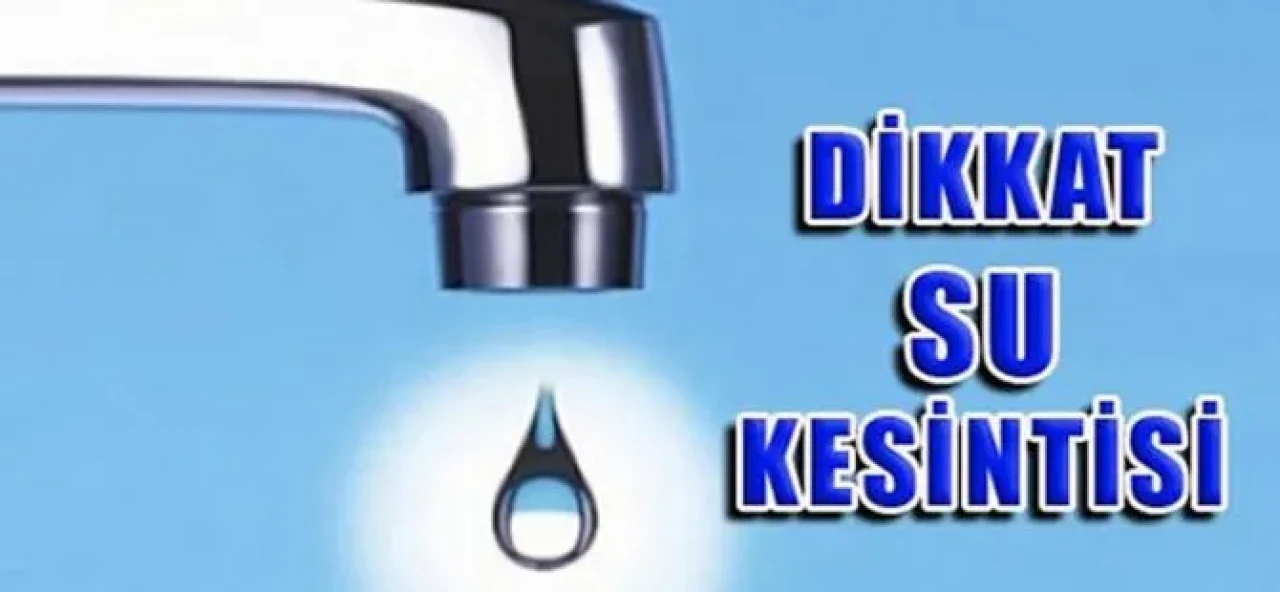 Rize’de 9 Mahallede Su Kesintisi