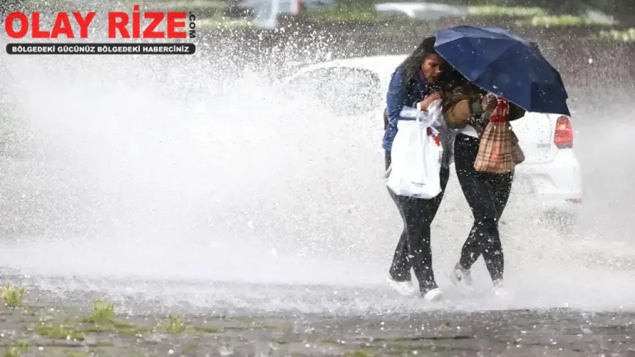 Meteoroloji Alarm Verdi! 12 İl İçin Şiddetli Yağış ve Fırtına Uyarısı