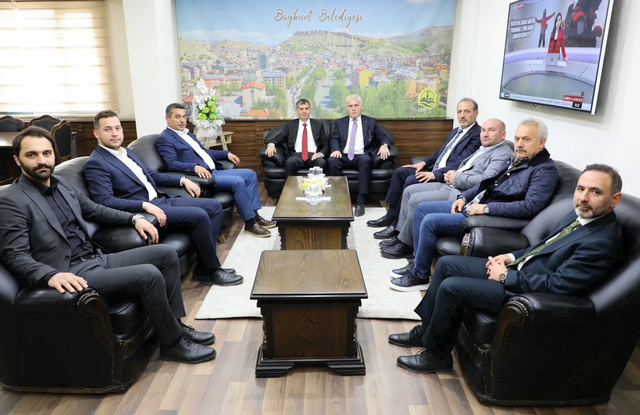 Bayburt Protokolünden Başkan Memiş’e Ziyaret