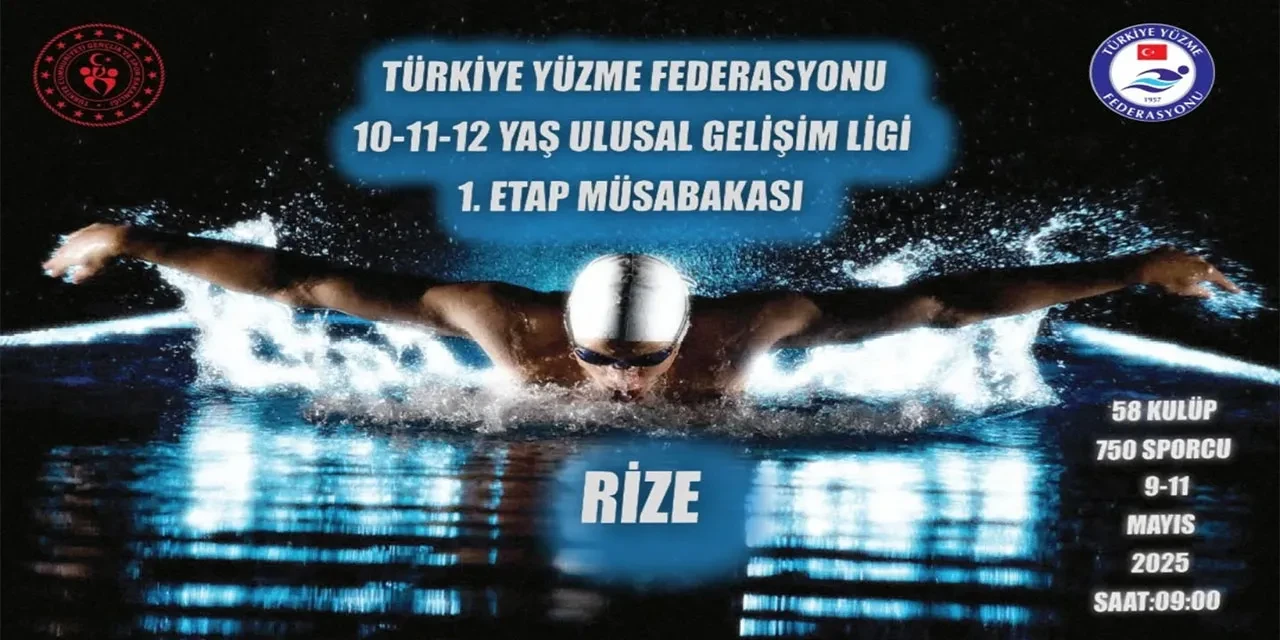 Rize’de Yüzme Heyecanı Başlıyor!