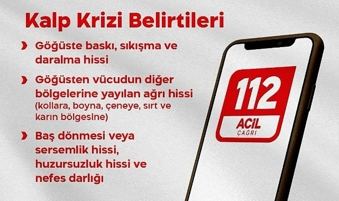 Kalp Krizini Tanıyın: Iğdır İl Sağlık Müdürlüğü'nden Hayati Uyarı