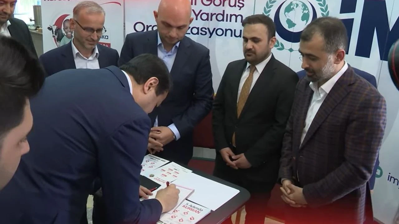 Mahmut Arıkan, kurban bağışını İMG'ye yaptı