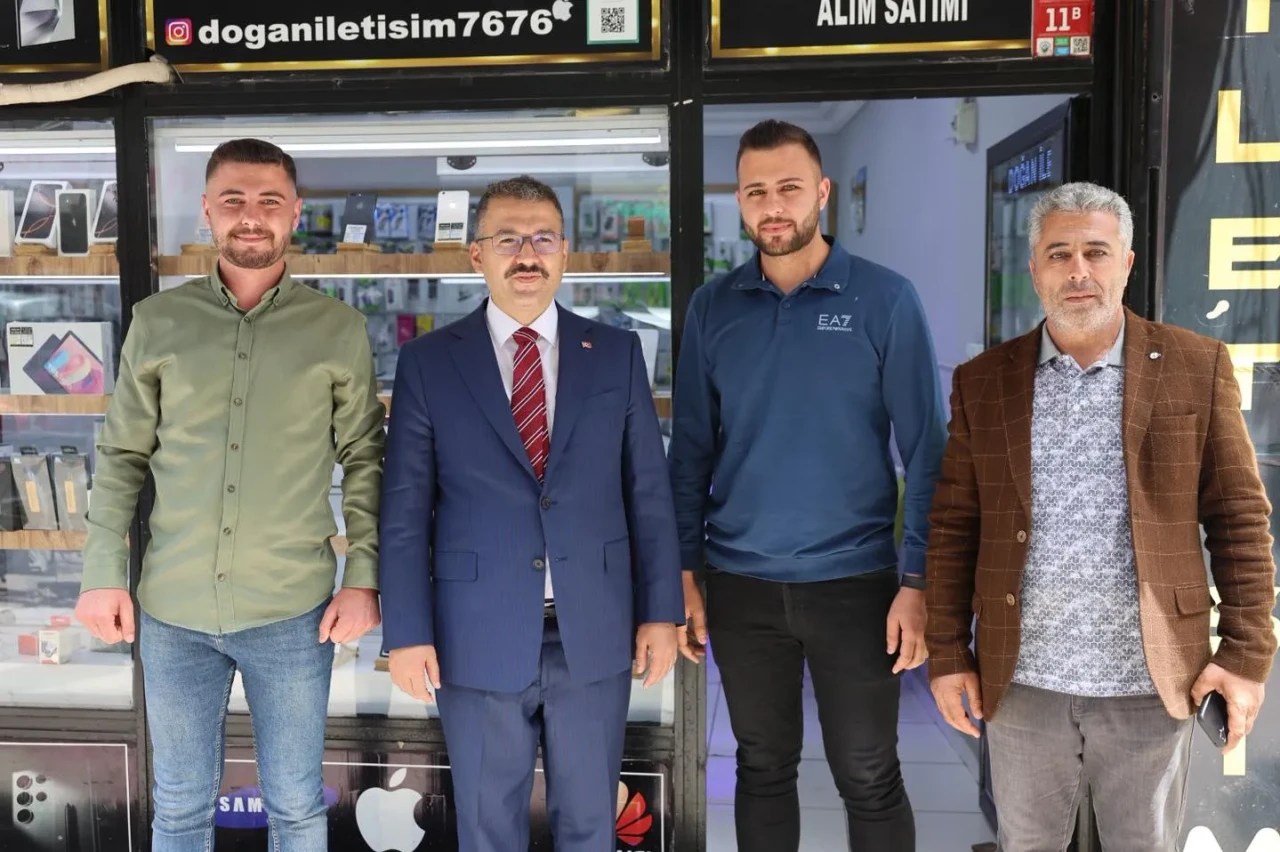 Vali Ercan Turan’dan Esnaf ve Vatandaşlara Ziyaret