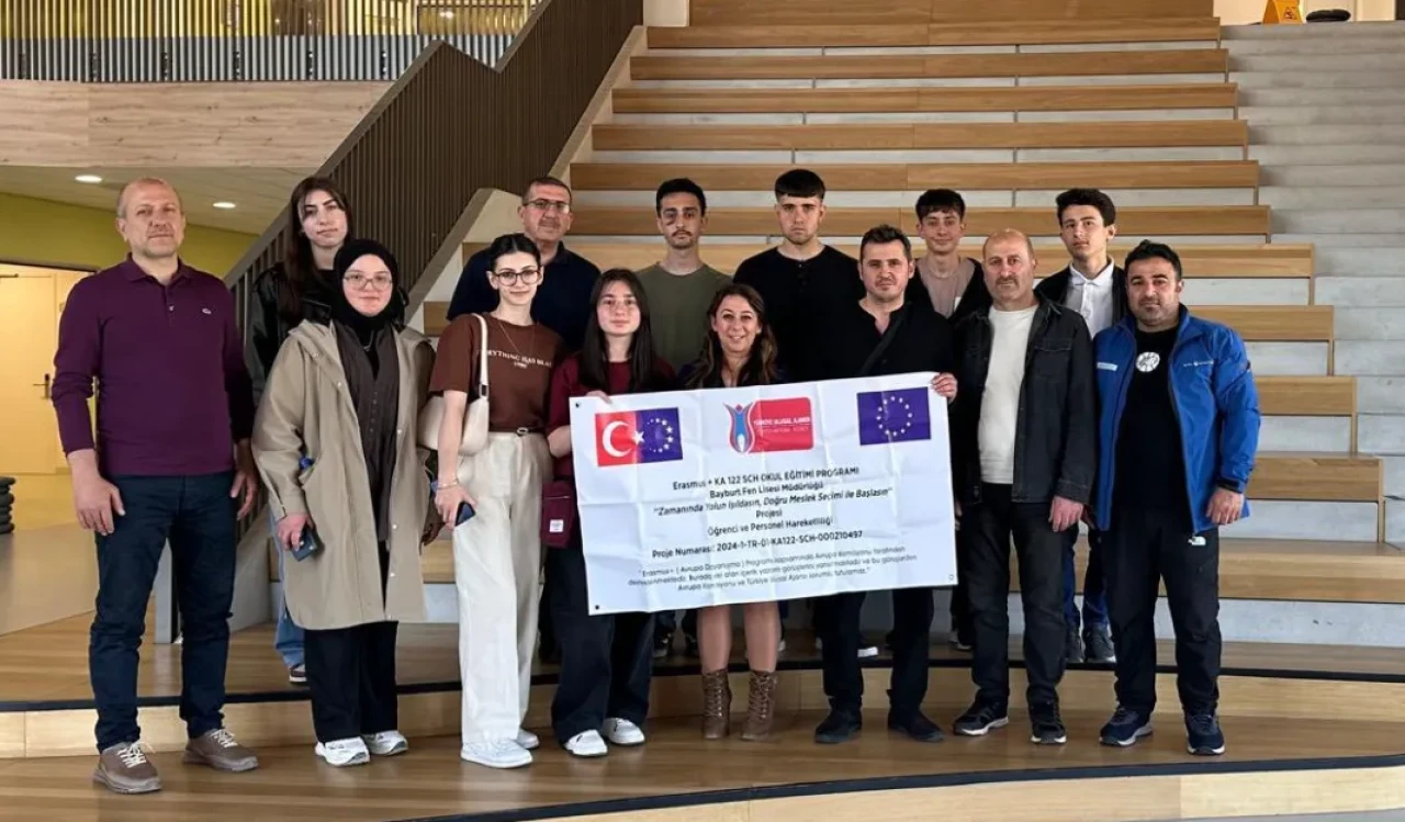 Bayburt Fen Lisesi Erasmus+ Projesi Hareketlilikleri Tüm Hızıyla Devam Ediyor