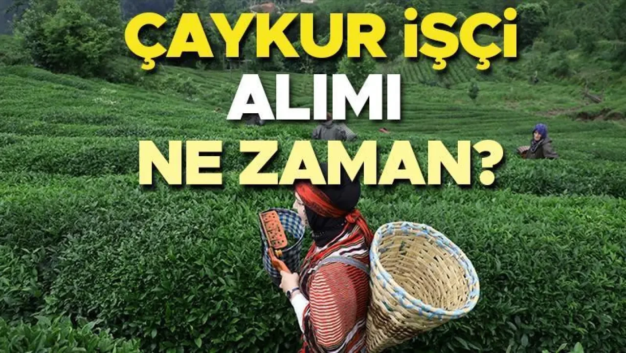 ÇAYKUR 1500 işçi alımı başvuru ve kura tarihi açıklandı mı?