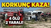Van'da trafik kazası: 4 ölü, 2 yaralı, inceleme başlatıldı