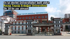 En iyi devlet üniversiteleri belli oldu! Recep Tayyip Erdoğan Üniversitesi İlk 20'de yer almadı