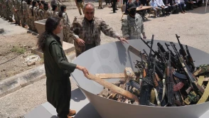 PKK'nın 30 kişilik grubu silahlarını yaktı, 'Terörsüz Türkiye' sürecinde tarihi adım atıldı