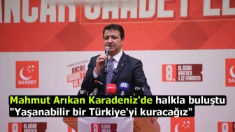 Mahmut Arıkan Karadeniz'de halkla buluştu… "Yaşanabilir bir Türkiye'yi kuracağız"