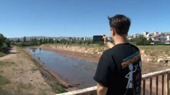 Kızılırmak'ta Nadir Kara Leylek Görüntülendi, Tehlike Altındakilere Yaptırım Uyarısı!