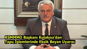 Tapu Beyanlarında Gerçek Değer Uyarısı: Cezai Yaptırımlar Başlıyor!