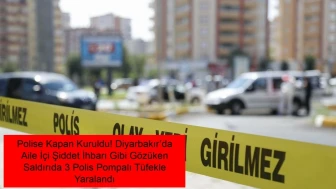 Diyarbakır'da polis ekiplerine kapı arkasından pompalı tüfekle saldırı: 3 polis yaralı, saldırgan gözaltında