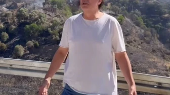 Çelik yangın bölgesine giderek destek vermek için sahaya çıktı