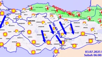 Karadeniz ve İç Anadolu'da kuvvetli yağış, rüzgar uyarısı: Dikkatli olun!