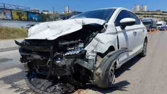 Samsun'da trafik kazası: 2 polis memuru ve üsteğmen yaralandı