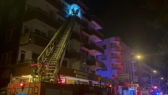 Alanya'da Apart Otelde Gece Yangın Paniği, Can Kaybı Yok!