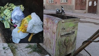 Elazığ'da Yabancı Kadın Evde Doğurduğu Bebeğini Çöp Kutusuna Attı