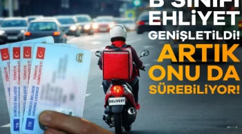 B sınıfı ehliyet genişletildi! Artık onu da sürebiliyor…