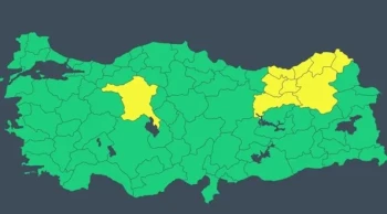 9 il için sarı kodlu 'sağanak yağış' uyarısı
