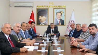 Arhavi Organize Sanayi Bölgesi için önemli toplantı yapıldı, gelecekteki planlar masaya yatırıldı