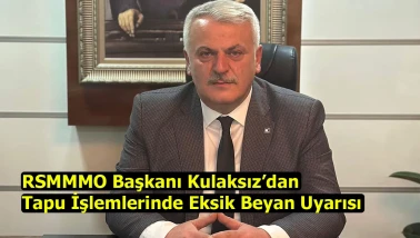 Tapu Beyanlarında Gerçek Değer Uyarısı: Cezai Yaptırımlar Başlıyor!