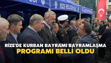 2025 Kurban Bayramı'nda Rize'de geleneksel bayramlaşma töreni düzenlenecek