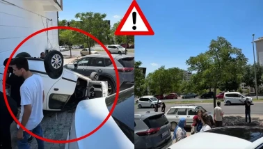 Kahramanmaraş'ta hız yapan araç takla attı, çevre halkı seferber oldu