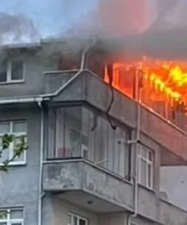 Ardeşen’de yangın!