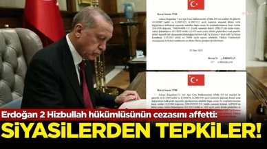 Erdoğan 2 Hizbullah hükümlüsünün cezasını affetti
