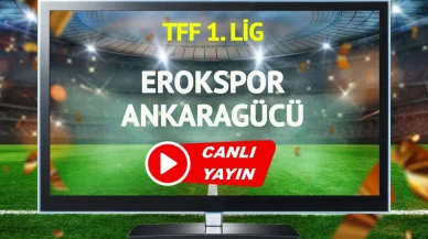 Erokspor ve Ankaragücü arasında kritik mücadele 31 Mart'ta TRT SPOR'da canlı yayınlanacak
