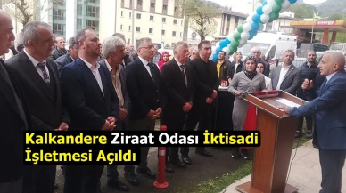 Kalkandere Ziraat Odası İktisadi İşletmesi Açıldı