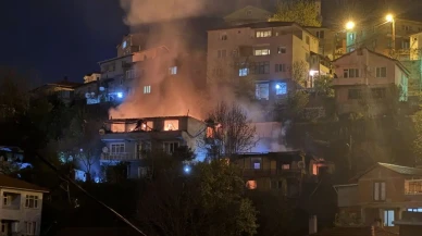Zonguldak'ta 2 katlı binada çıkan yangında 1 kişi öldü