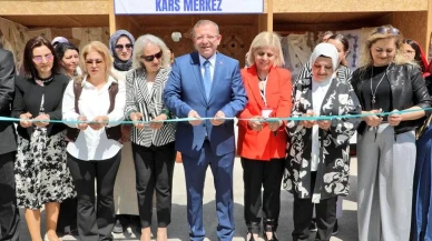 Kars’ta Hayat Boyu Öğrenme Haftası Sergisi Açıldı