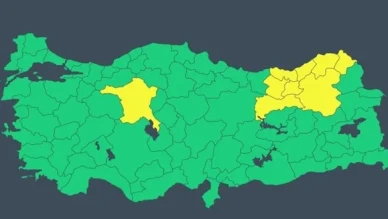 9 il için sarı kodlu 'sağanak yağış' uyarısı