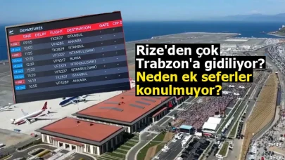 Rize'den çok Trabzon'a gidiliyor? Neden ek seferler konulmuyor?