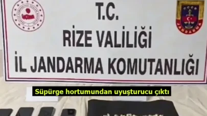 Süpürge hortumundan uyuşturucu çıktı