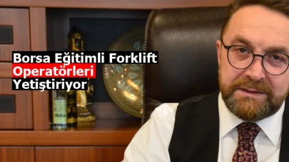 Borsa Eğitimli Forklift Operatörleri Yetiştiriyor