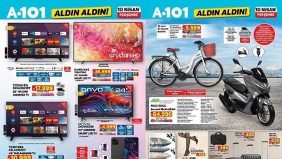 A101 10 Nisan 2025 aktüel ürünlerde cep telefonu, kettle, cam doğrayıcı gibi teknolojik ürünler ne kadar, fiyat listesi belli oldu mu?