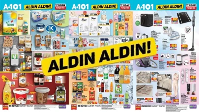 A101 17 Nisan Aldın Aldın kataloğu yayımlandı