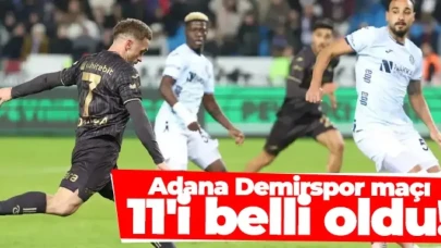 Trabzonspor'un Adana Demirspor maçı 11'i belli oldu!