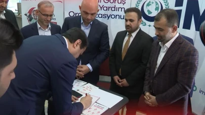 Mahmut Arıkan, kurban bağışını İMG'ye yaptı