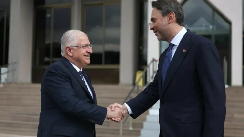 Bakan Güler ve Bayraktar Enerji ve Tabii Kaynaklar Bakanlığında Bir Araya Geldi