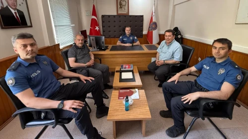 İspir Belediye Başkan Vekili’nden Yeni Emniyet Amirine Hayırlı Olsun Ziyareti
