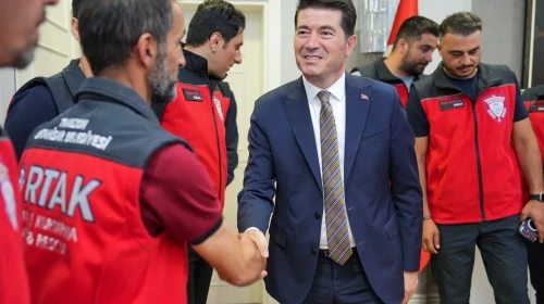 Trabzon'da ORTAK Ekibi, Başkan Kaya ile bir araya geldi, afetlere müdahale için hazır!