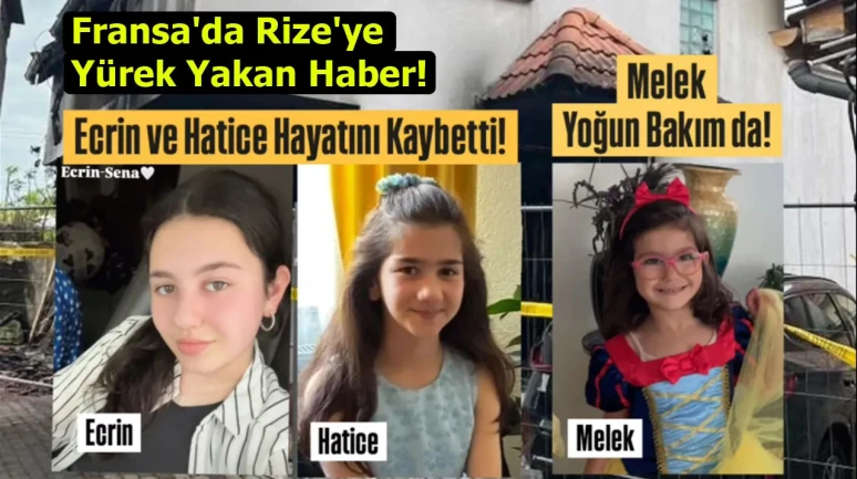 Fransa'da Rize'ye yürek yakan haber!
