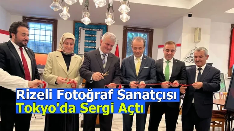 Rizeli fotoğraf sanatçısı Tokyo'da sergi açtı