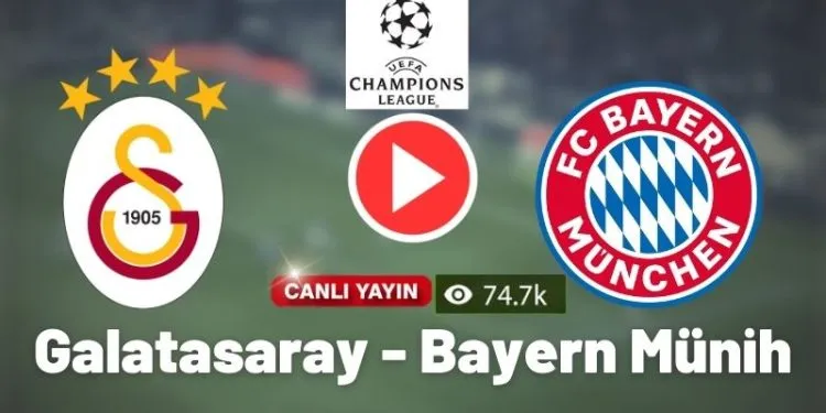 Galatasaray Bayern Münih maçı (CANLI İZLE) Selçuk Sports HD - Taraftarium24 - Justin TV - JestYayın