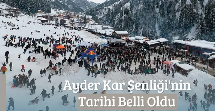 Ayder Kar Festivali Tarihi Açıklandı